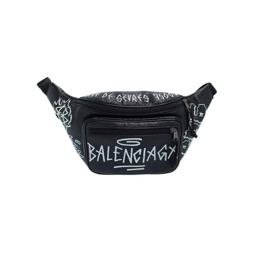 Balenciaga Explorer Graffiti Belt Bag Body